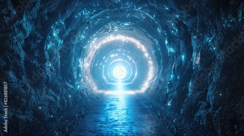 A light tunnel photo