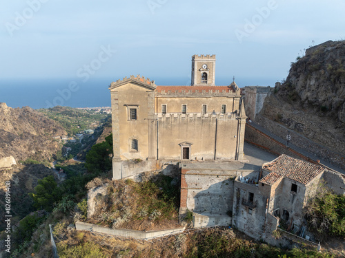 Obraz na płótnie Church of San Nicolo - Savoca, Sicily, Italy w salonie