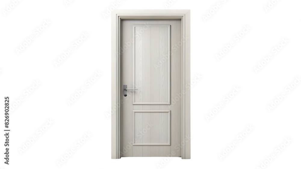 a door frame, isolated on a white background a door frame, isolated on a white background