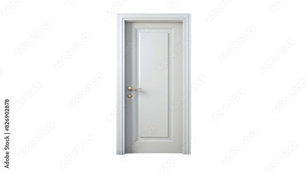a door frame, isolated on a white background a door frame, isolated on a white background