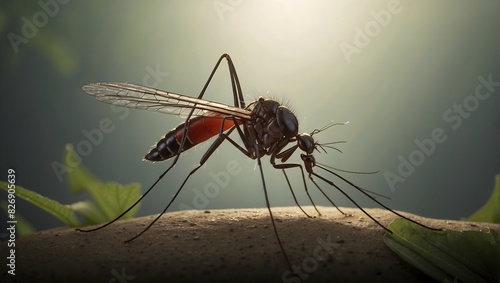 A narrative where a single mosquito bite sets off a chain of unexpected events with profound consequences ai_generated photo