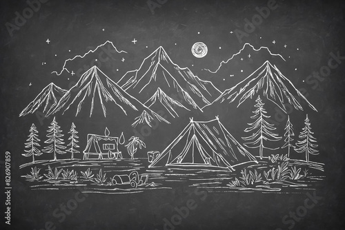 Camping Under The Stars