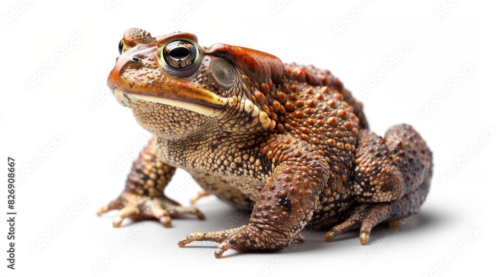 Majestic Toad in Jungle Habitat - Wildlife Conservation Concept Majestic Toad in Jungle Habitat - Wildlife Conservation Concept