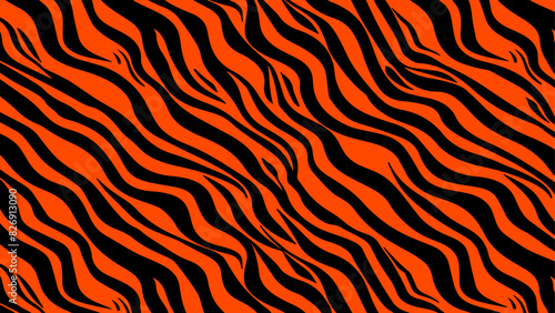 tiger skin stripes pattern background