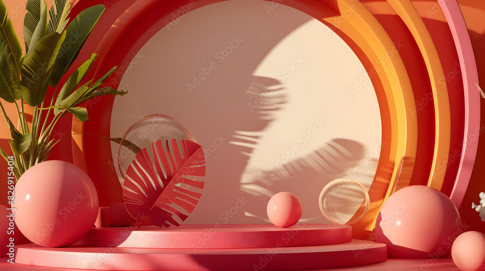 Easter Eggs and Flowers with Tulips in Vector Illustration Easter Eggs and Flowers with Tulips in Vector Illustration