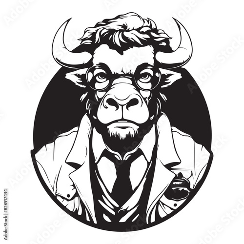 Mighty Healer Buffalo Physician Logo Design