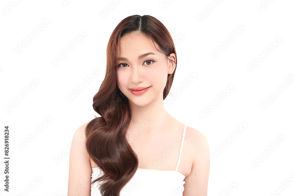 Beautiful young asian woman with clean fresh skin on white background, Face care, Facial treatment, Cosmetology, beauty and spa, Asian women portrait. Beautiful young asian woman with clean fresh skin on white background, Face care, Facial treatment, Cosmetology, beauty and spa, Asian women portrait.