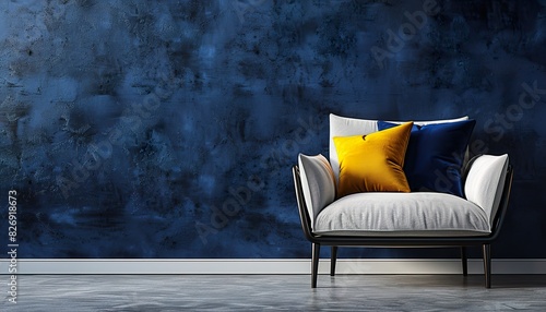 sofa chair withe wall UHD Wallpapar photo