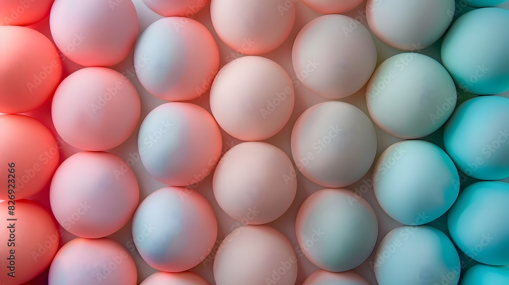 Pastel spheres abstract background Pastel spheres abstract background
