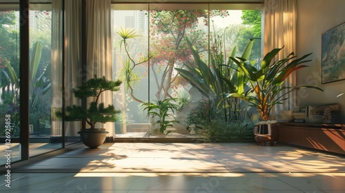 Elegant Contemporary Living Space Design  © Dinaaf