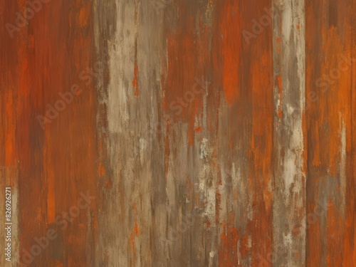 Abstract warm colors acrylic painting, brush strokes paint texture, modern background