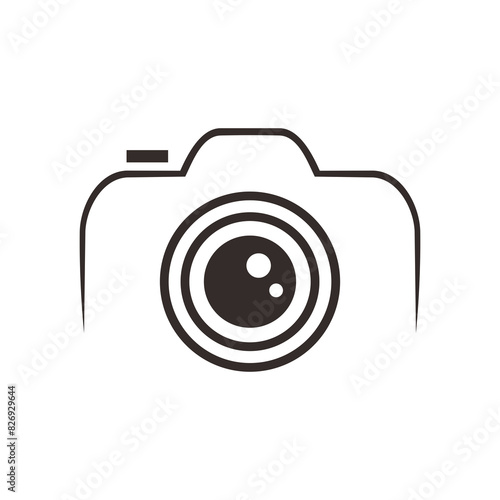 logo design vector abstract modern template simple symbol logo camera icon