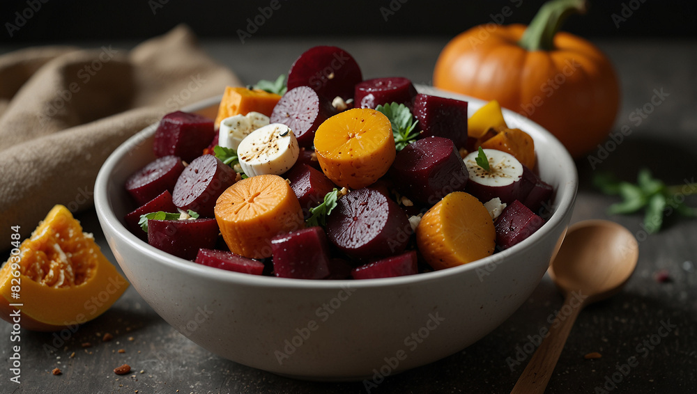 Beetroot and pumpkin salad Beetroot and pumpkin salad