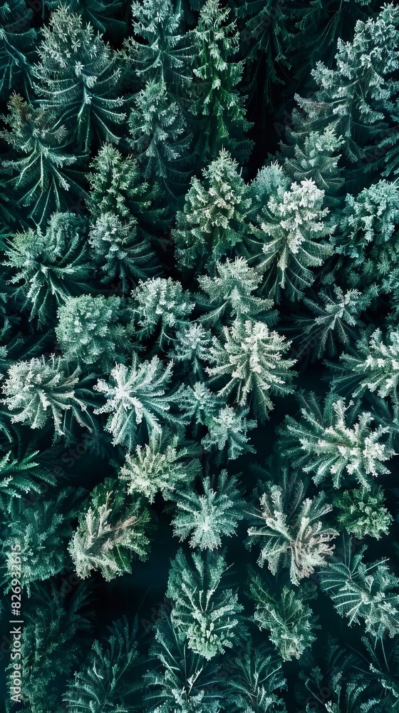 Realistic photography of coniferous forest. Abstract background of a northern forest Realistic photography of coniferous forest. Abstract background of a northern forest