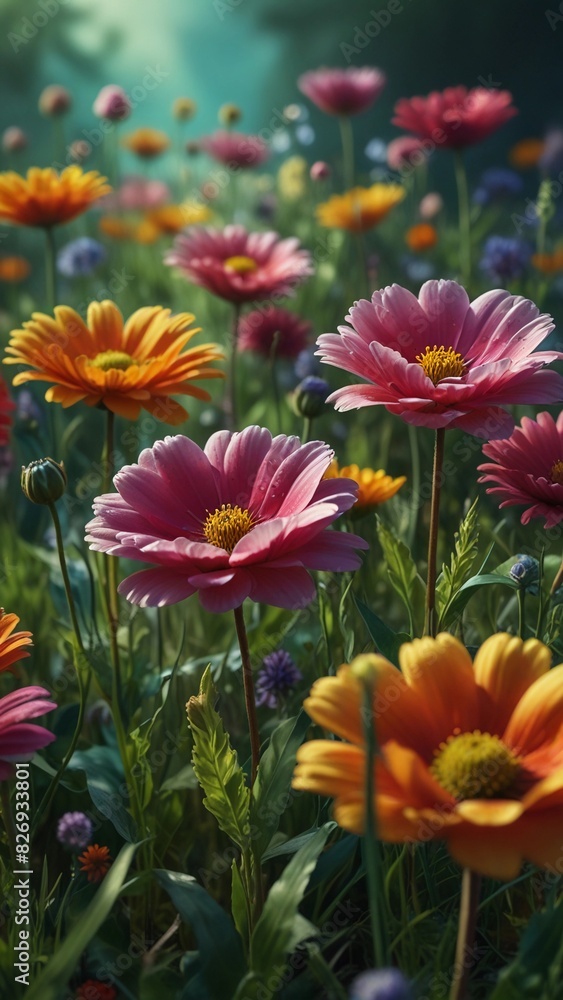 beautiful and peaceful flower garden background beautiful and peaceful flower garden background