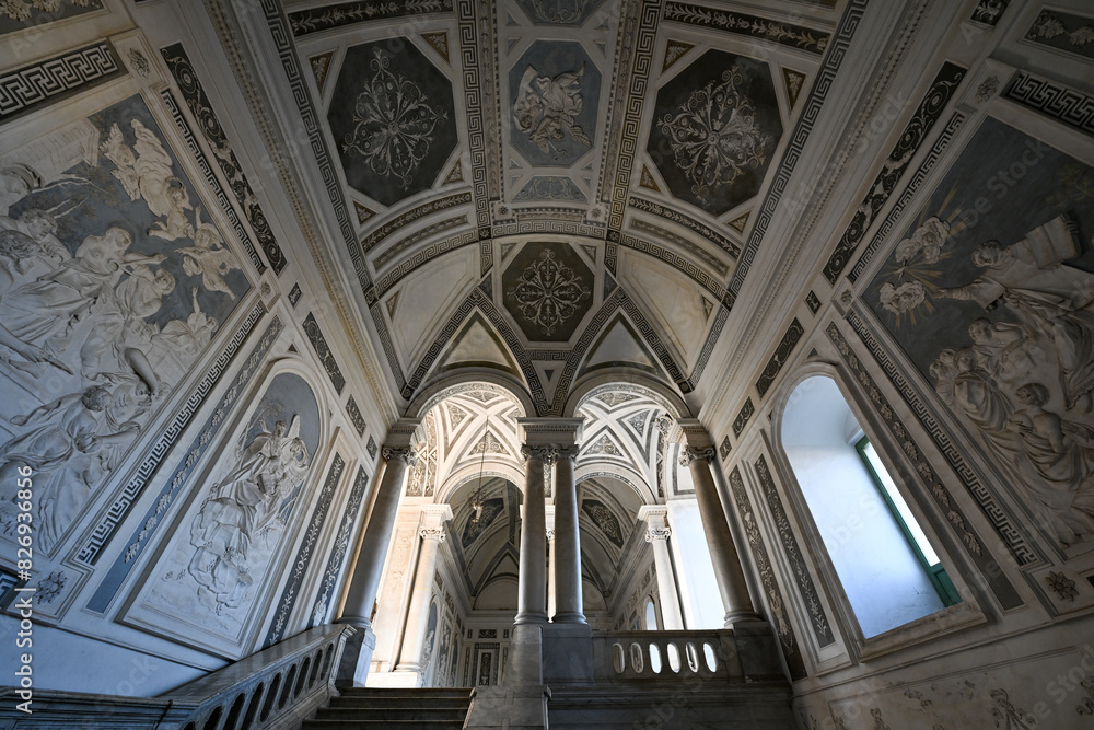 Obraz premium Medieval Benedictine Monastery of San Nicolo l'Arena