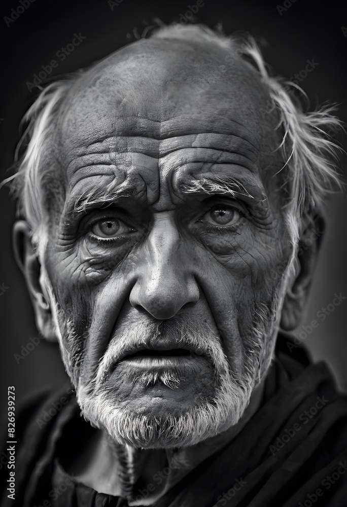 Shot of an elderly feeling solitude Shot of an elderly feeling solitude