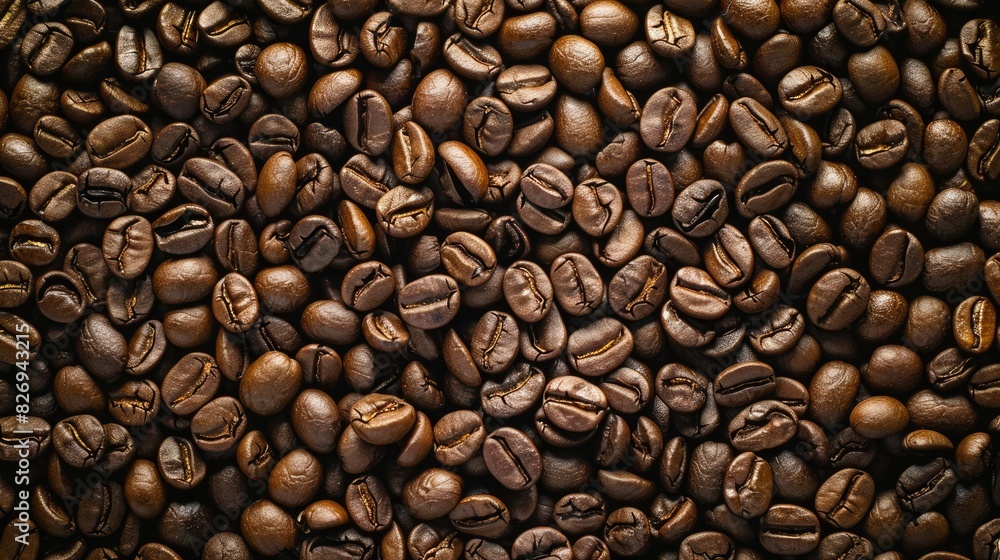 Fototapeta premium Beans of coffee background