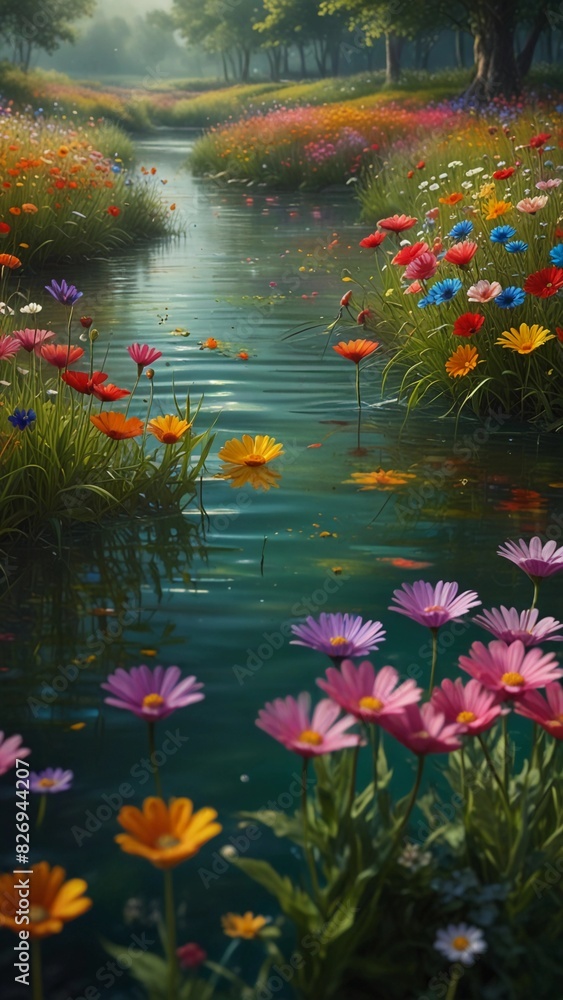 beautiful and peaceful flower garden background beautiful and peaceful flower garden background
