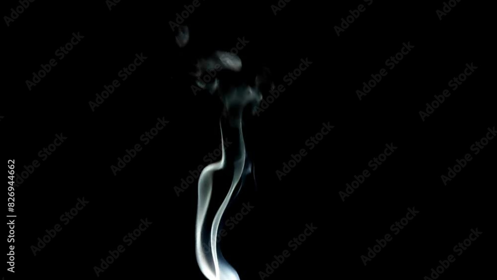 Smoke effect with black background Smoke effect with black background