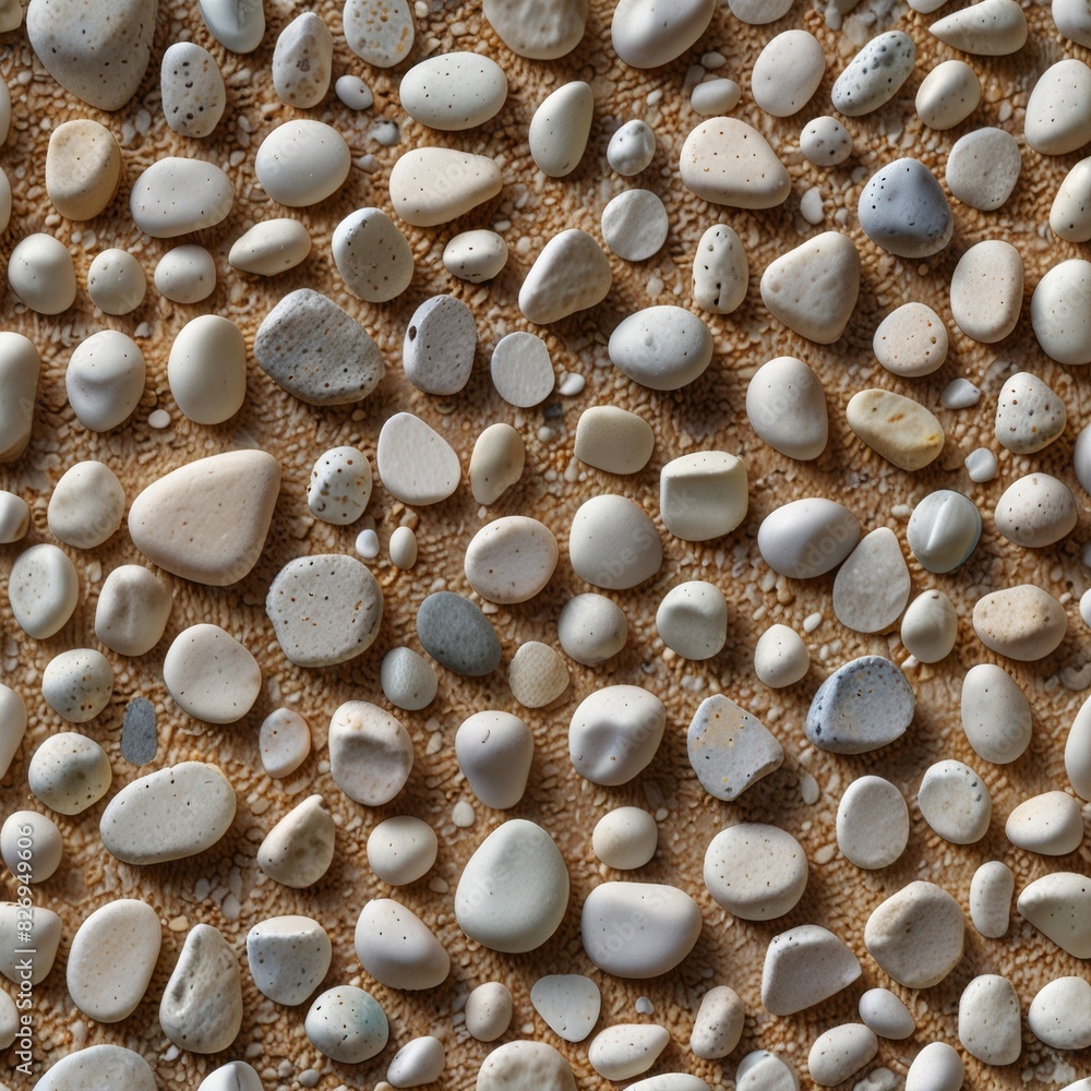A close up of white rocks with a few spots on them A close up of white rocks with a few spots on them