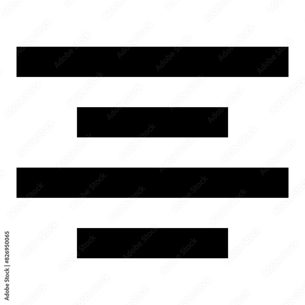 align center line icon for editor user interface align center line icon for editor user interface
