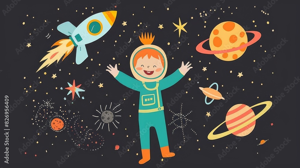 Astronaut, planet and space wallpaper, black background. Astronaut, planet and space wallpaper, black background.