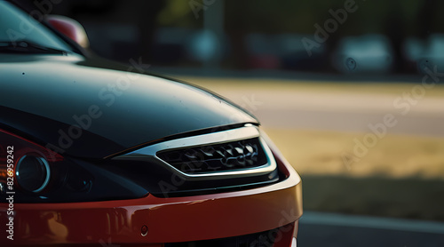 Background with Close Up Luxury Car Parts Theme © Arief