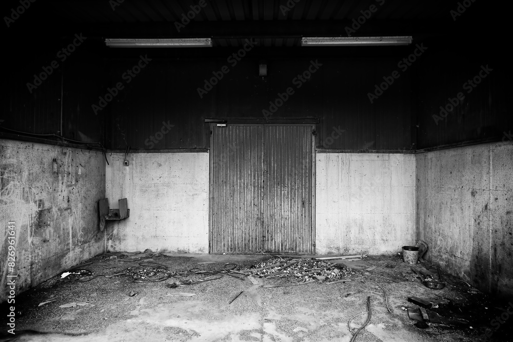 Fototapeta premium Abandoned factory exterior