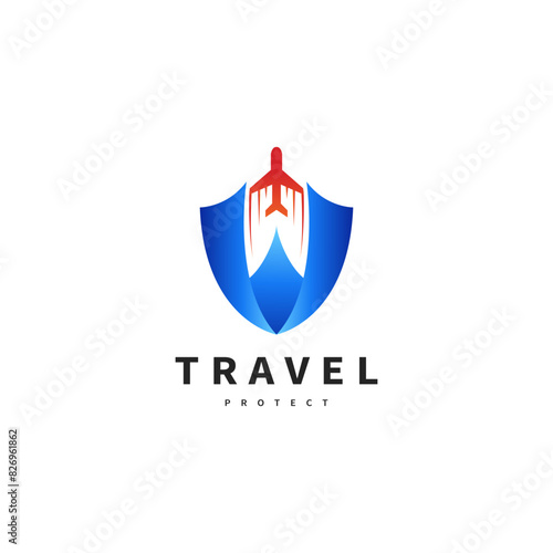 Free Download travel protector icon logo design illustration 2 - GFXLoad