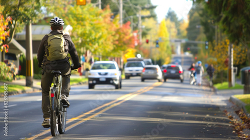 Sustainable transportation options like biking
