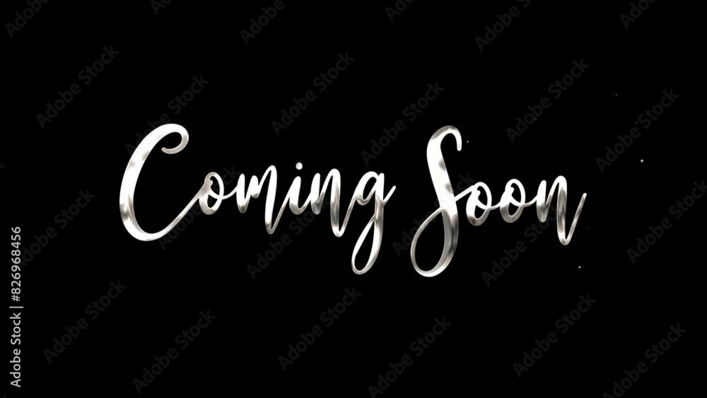 Comingsoon Text Animation. 4K Rendering Handwriting Animated in white color with ink drops. Suitable for Open Title or Opening Youtube Video, promo , Celebration, Events, Film Comingsoon Text Animation. 4K Rendering Handwriting Animated in white color with ink drops. Suitable for Open Title or Opening Youtube Video, promo , Celebration, Events, Film