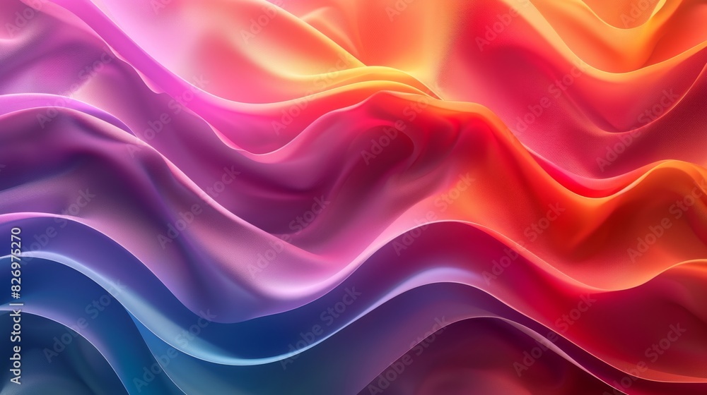 Obraz premium Vibrant Gradient Abstract Background with Modern Design and Smooth Transitions