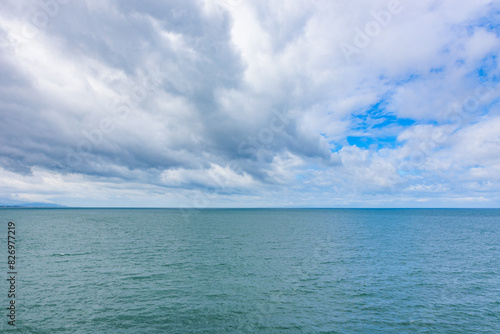 Wallpaper Mural Beautiful seascape of the Japan Sea, ocean, sky, cloud Torontodigital.ca