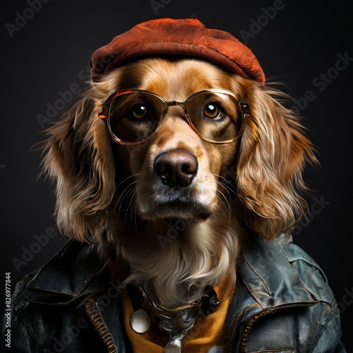 smoking clothing look camera animals