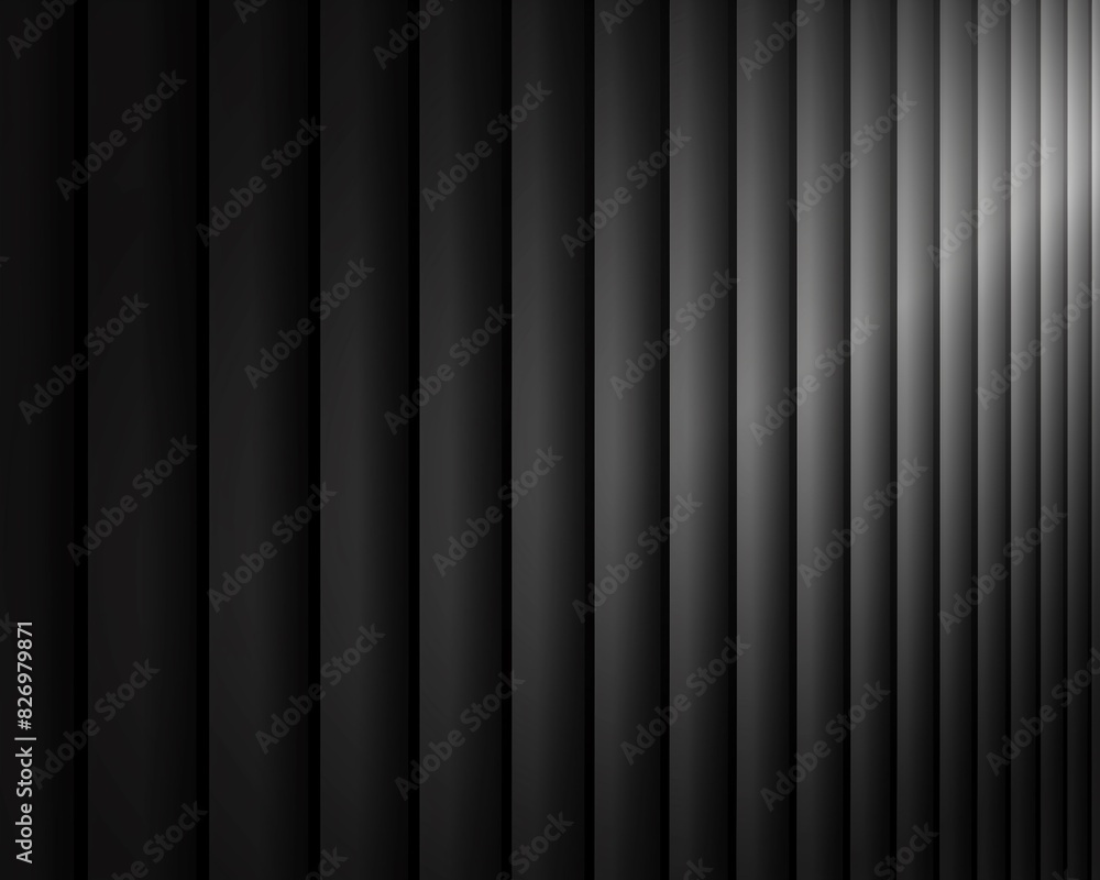 Fototapeta premium Black lighting background with vertical stripes Vector abstract background