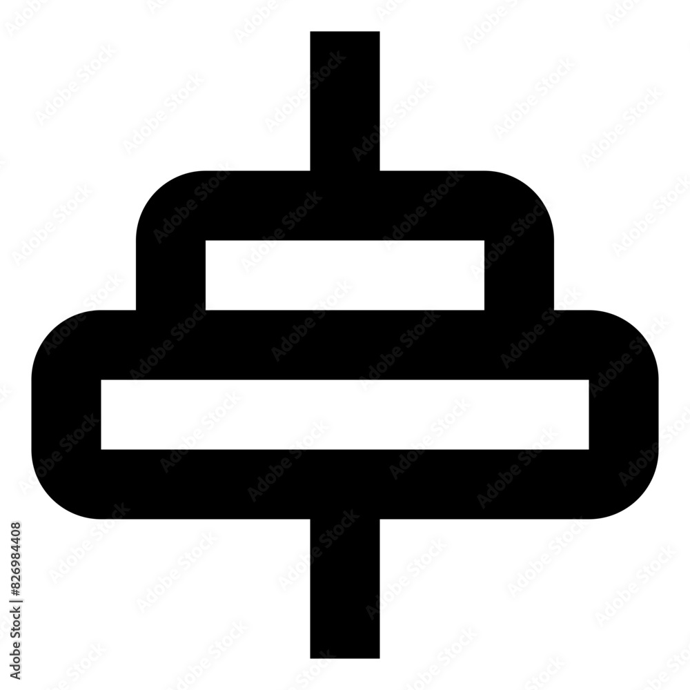 horizontal align center line icon for graphic editor user interface horizontal align center line icon for graphic editor user interface