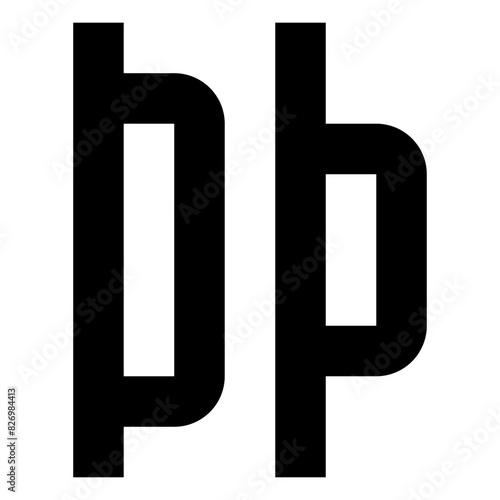 horizontal distribution left align line icon for graphic editor user interface