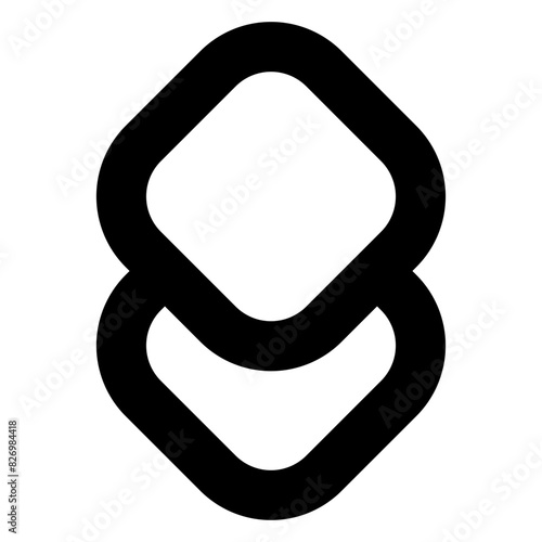 layer line icon for graphic editor user interface