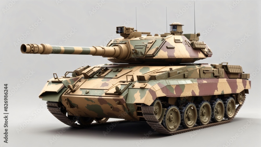 a tank ON WHITE BACKGROUND