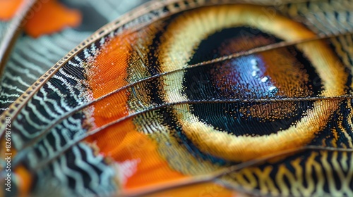 Vibrant butterfly wing nature s intricate pattern
