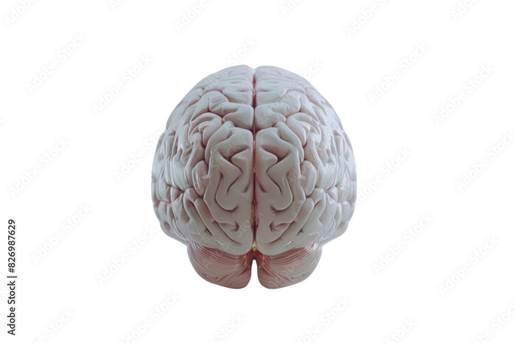 Abstract human brain on a white background Abstract human brain on a white background