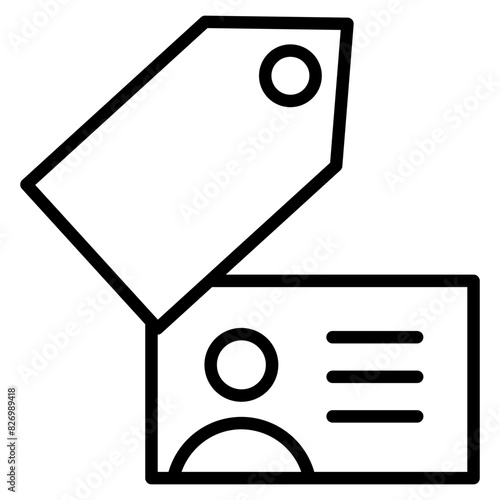 Tag Icon Element For Design