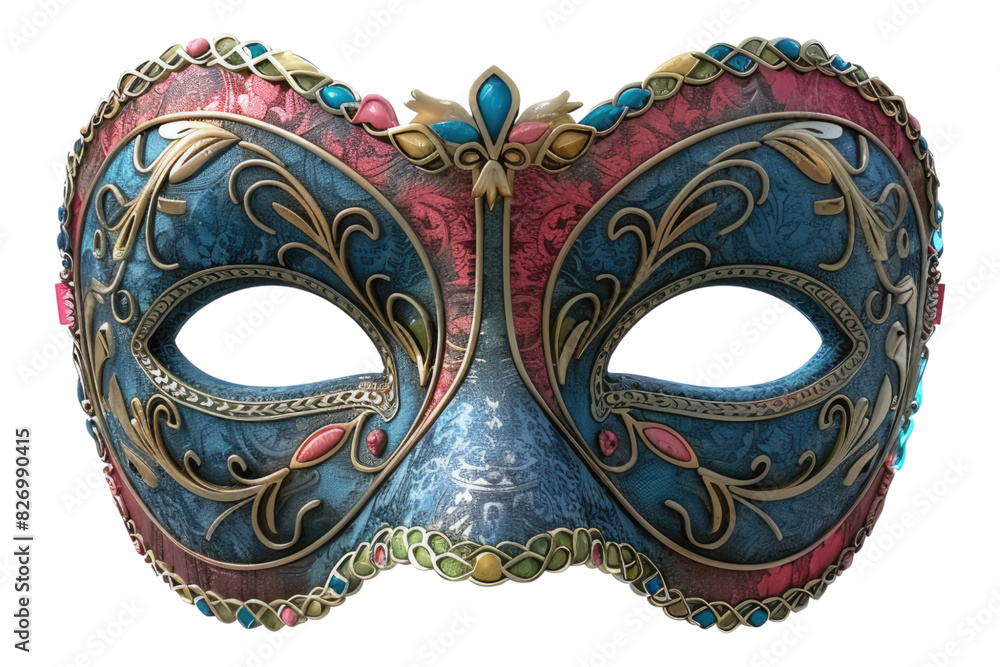CArnival eye isolated on white background CArnival eye isolated on white background