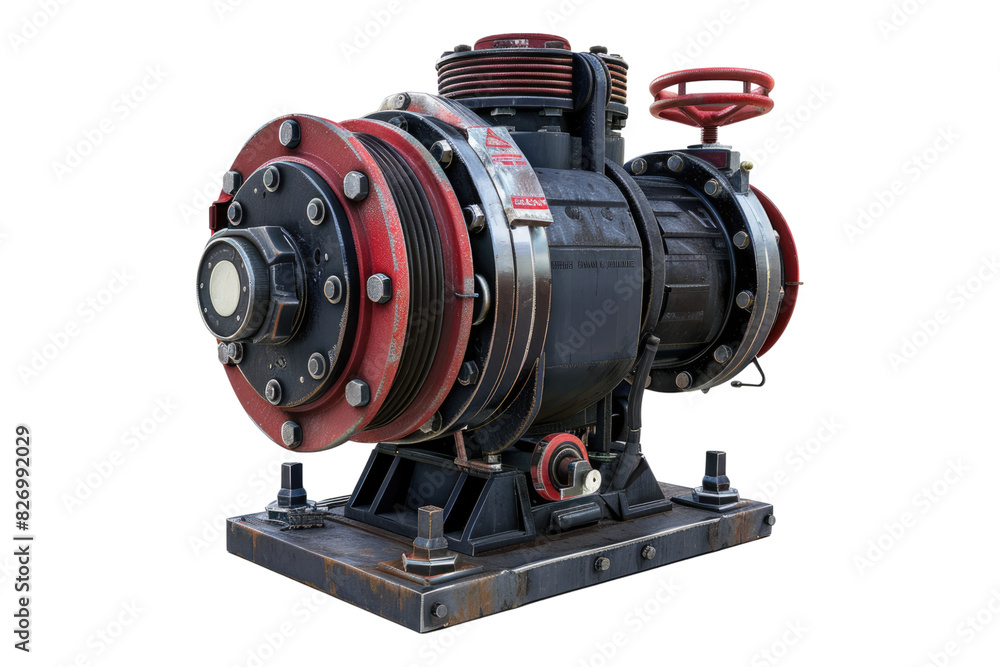 Electrical pump isolated on white background Electrical pump isolated on white background