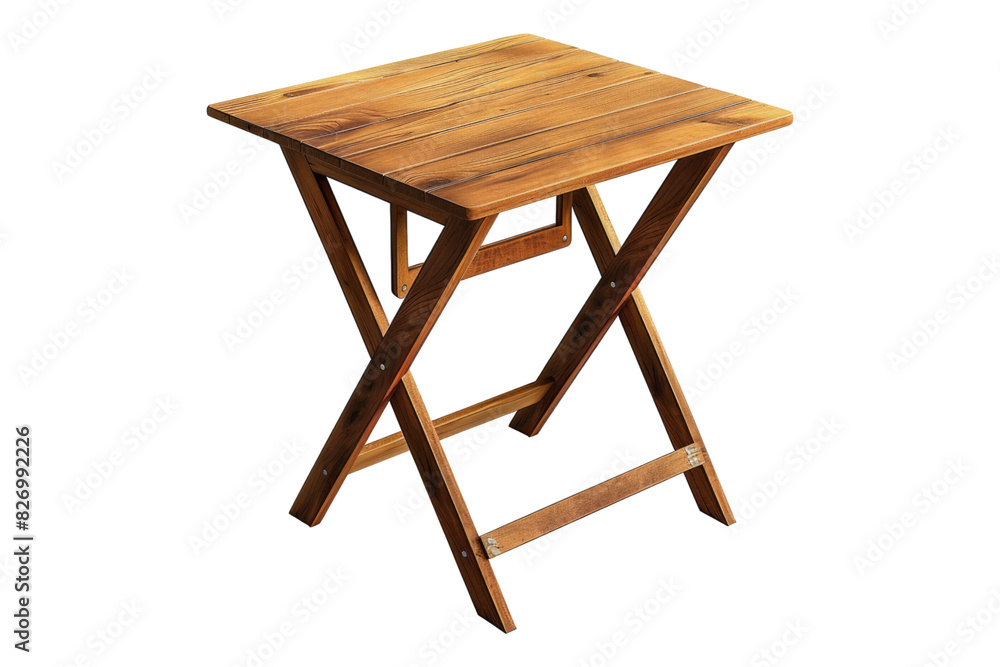 Folding table isolated on white background Folding table isolated on white background