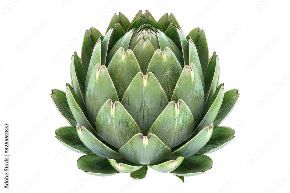 Green artichoke isolated on white background Green artichoke isolated on white background