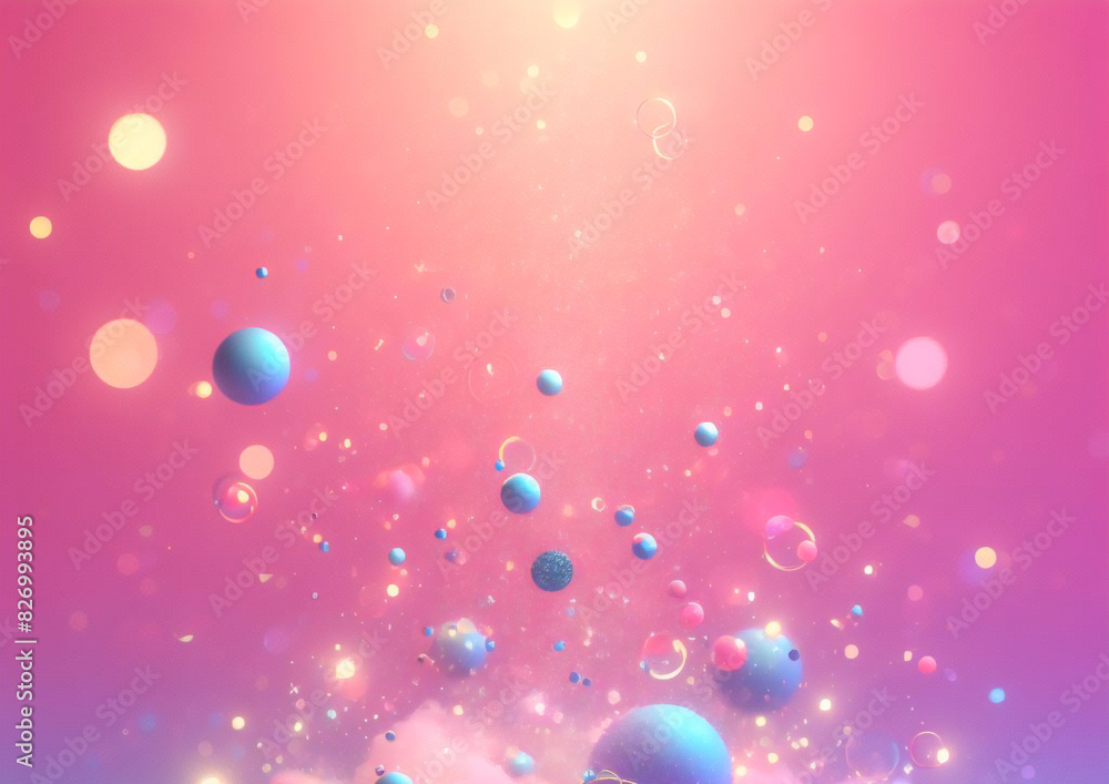 Rainbow unicorn pastel background with glitter stars. Pink fantasy sky. Holographic space with bokeh. Fairy iridescent gradient backdrop. Vector Rainbow unicorn pastel background with glitter stars. Pink fantasy sky. Holographic space with bokeh. Fairy iridescent gradient backdrop. Vector