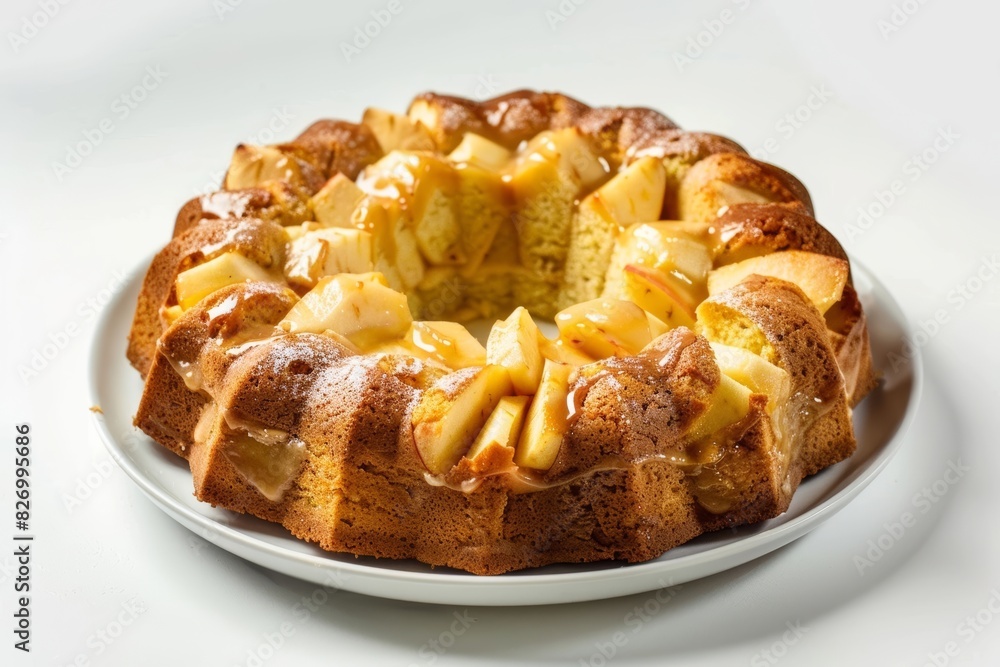 Indulgent Apple Pound Cake with Spices and Glaze Indulgent Apple Pound Cake with Spices and Glaze