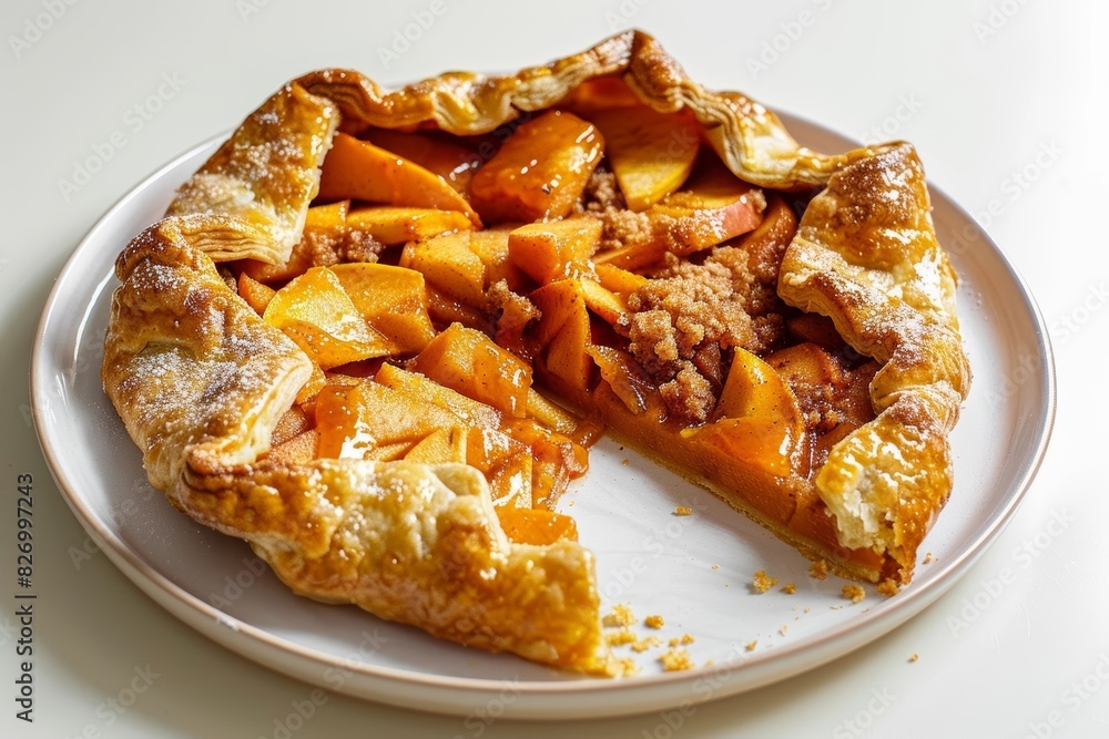 Apple-Pumpkin Galette: A Perfectly Spiced Creation Apple-Pumpkin Galette: A Perfectly Spiced Creation